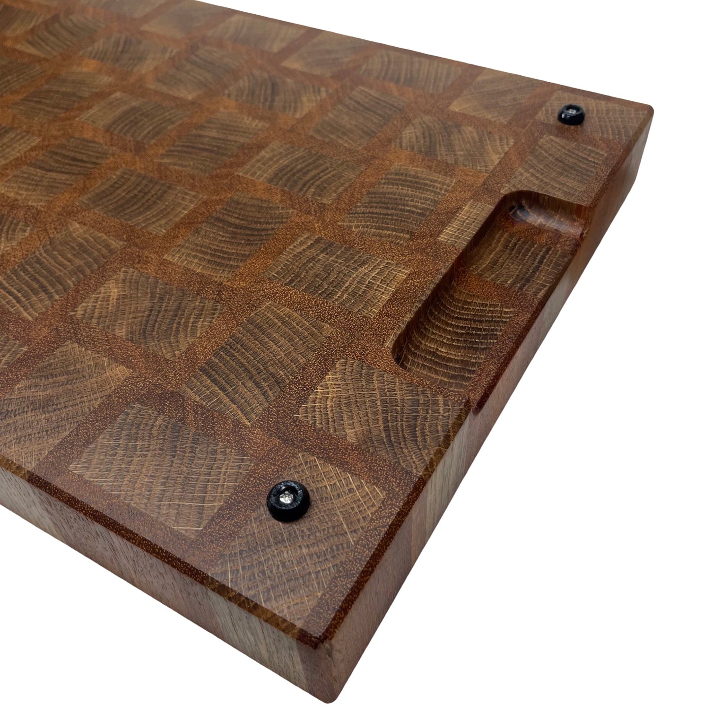 Extra Large Premium Oak / Sapele End Grain Chopping Board