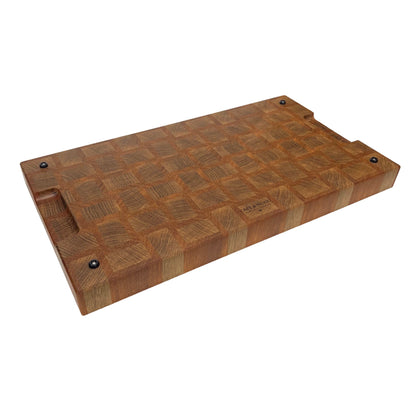 Extra Large Premium Oak / Sapele End Grain Chopping Board