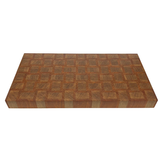 Extra Large Premium Oak / Sapele End Grain Chopping Board