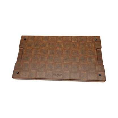 Extra Large Premium Oak / Sapele End Grain Chopping Board