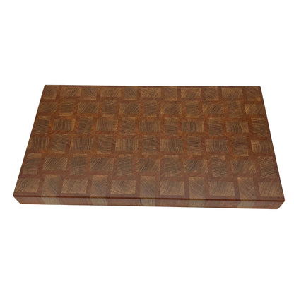 Extra Large Premium Oak / Sapele End Grain Chopping Board