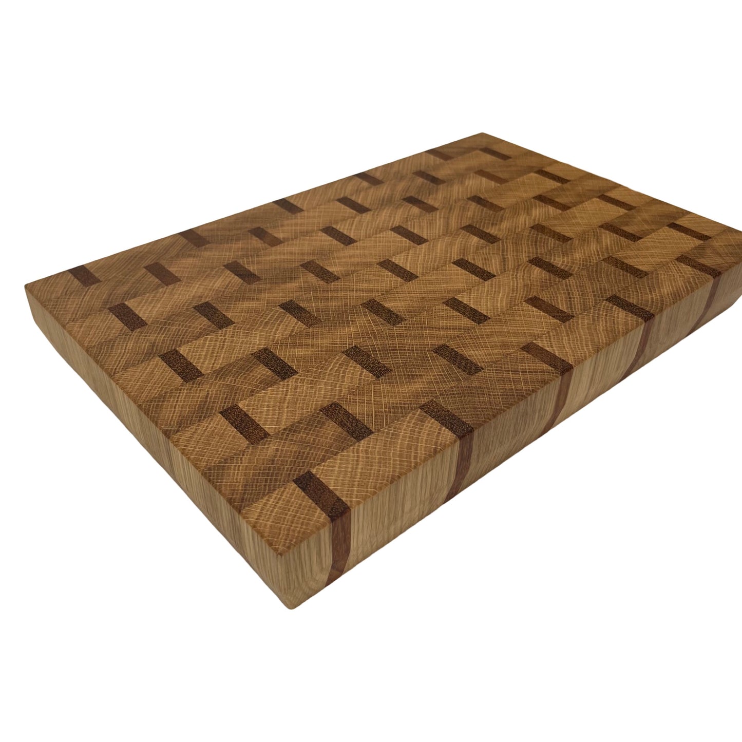 Oak / Sapele Premium End Grain Cutting Board