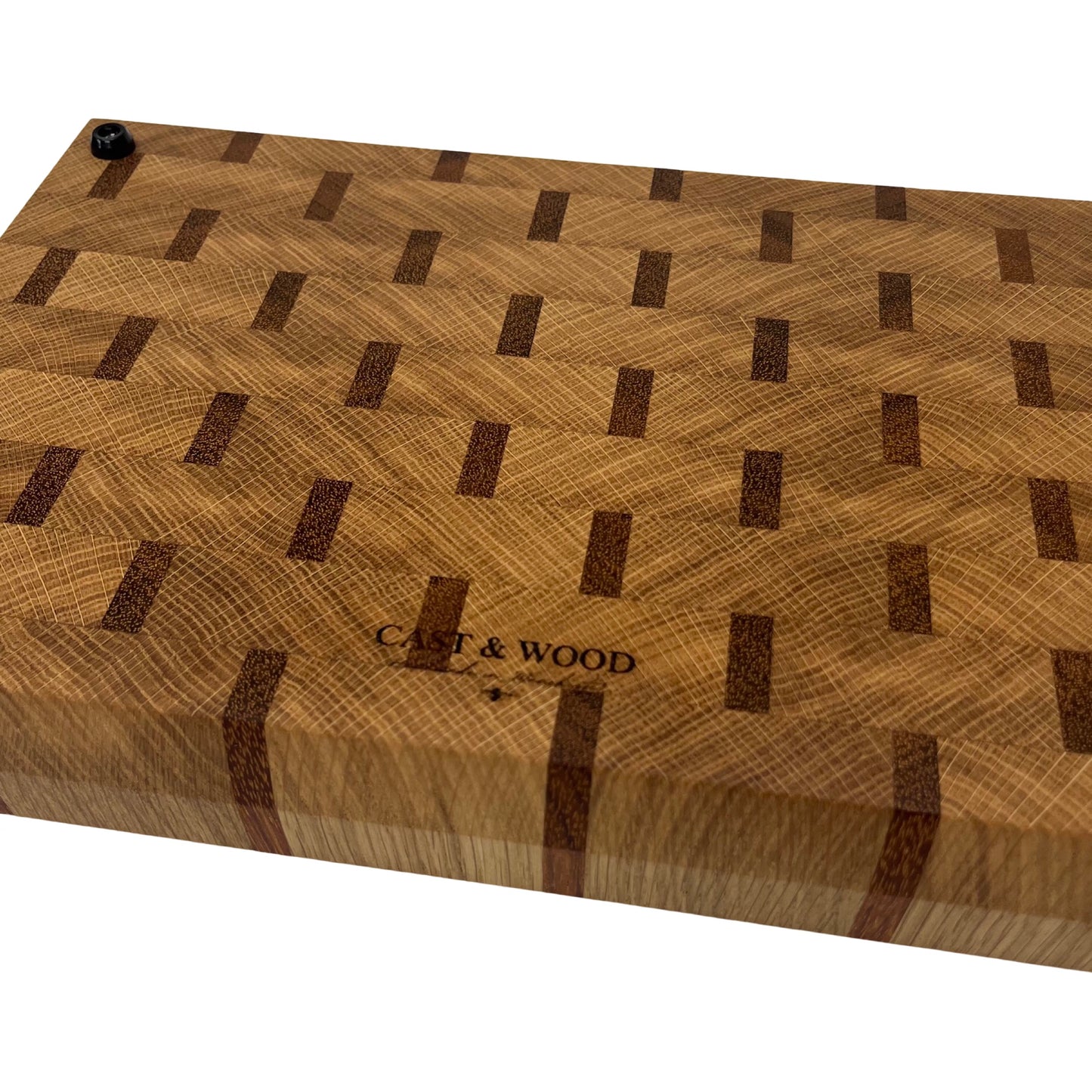 Oak / Sapele Premium End Grain Cutting Board