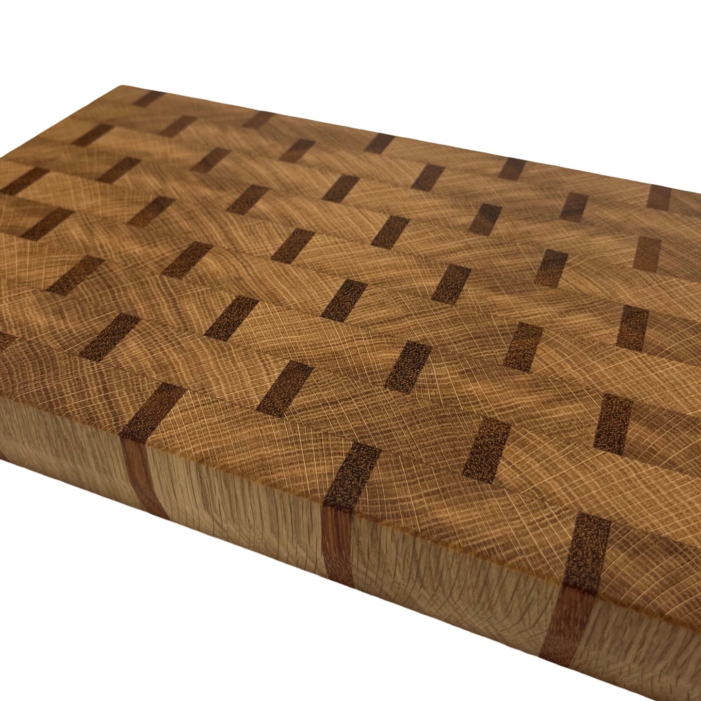 Oak / Sapele Premium End Grain Cutting Board