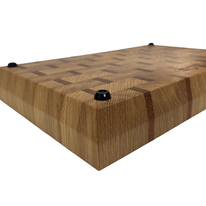 Oak / Sapele Premium End Grain Cutting Board