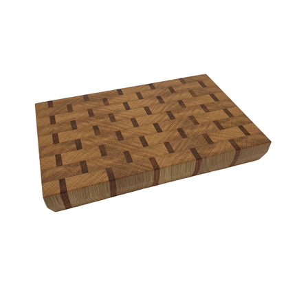 Oak / Sapele Premium End Grain Cutting Board