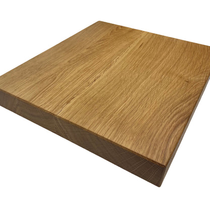 Chunky Solid Oak Chopping Board with Hand Carved Tree of Life