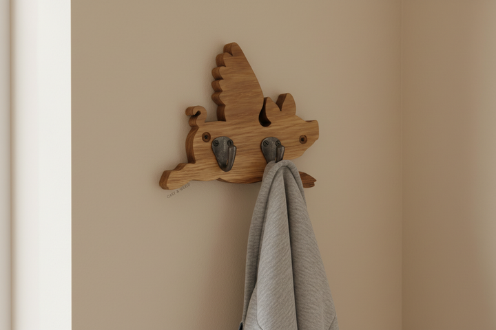 Flying Pig Coat Hook