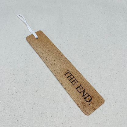 The End. - Engraved Bookmark