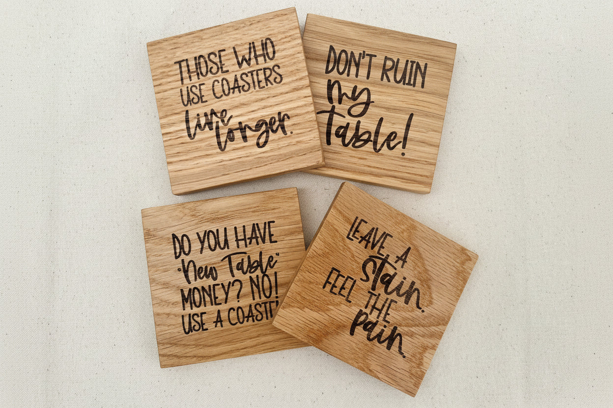 Don’t Ruin My Table Coaster Set