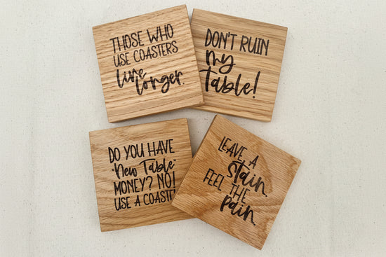 Don’t Ruin My Table Coaster Set
