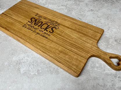 Extra Large Oak Serving Platter - If you can read this the snacks are gone...