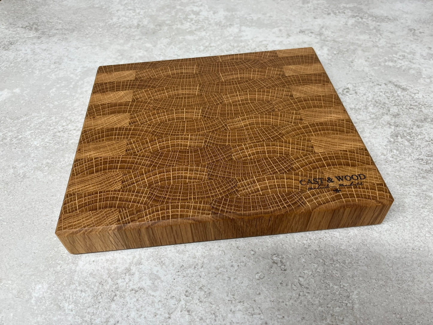 Medium Solid Oak End Grain Chopping Board