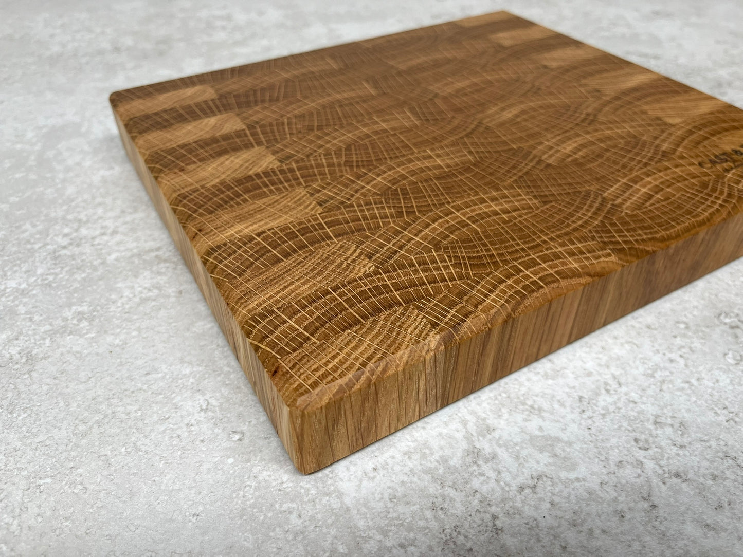 Medium Solid Oak End Grain Chopping Board