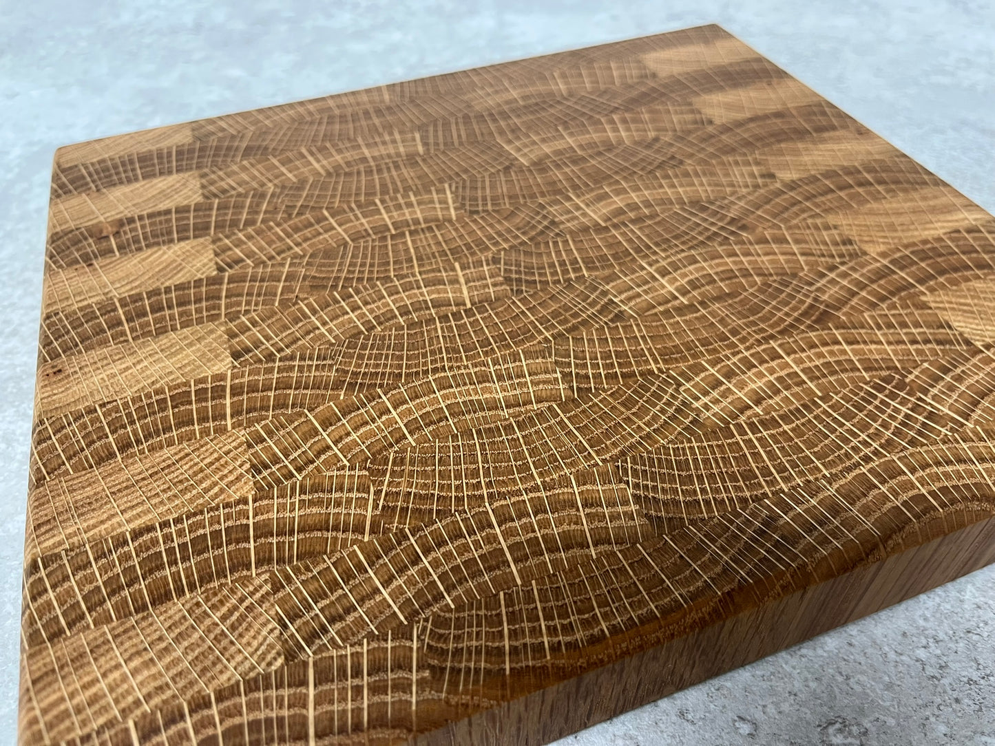 Medium Solid Oak End Grain Chopping Board