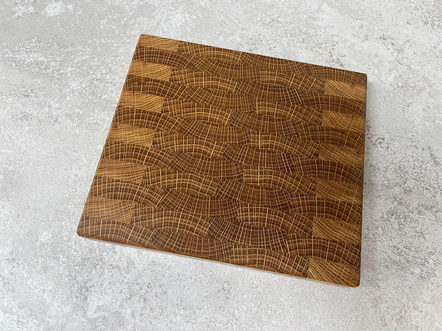 Medium Solid Oak End Grain Chopping Board