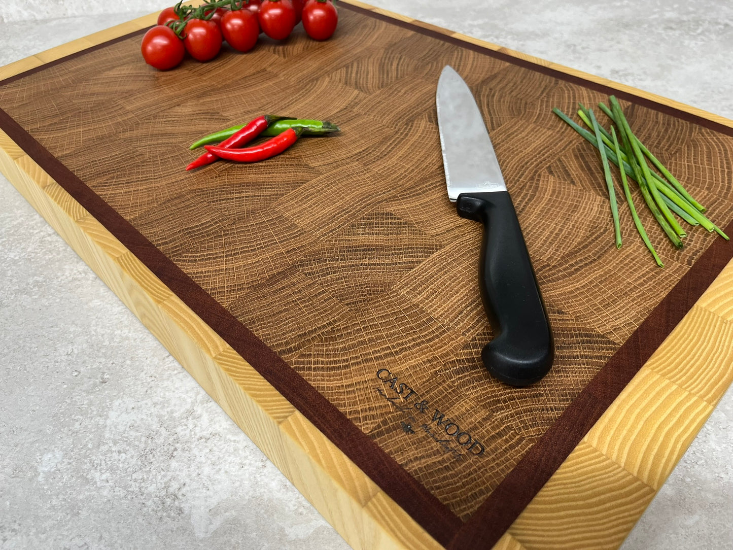 Extra Large Butchers Block End Grain Chopping Board