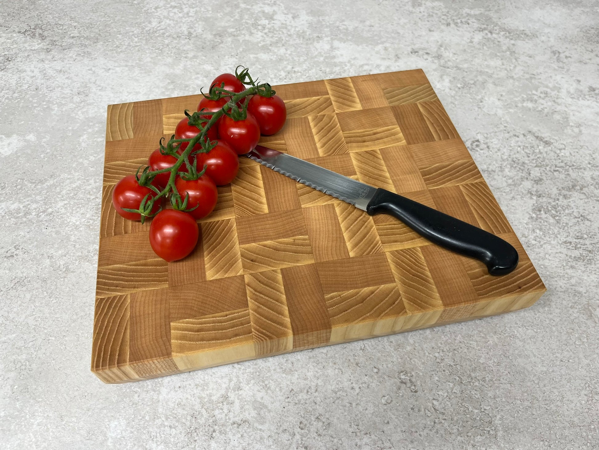 Cast and Wood Handmade ash and beech End Grain Chopping Board