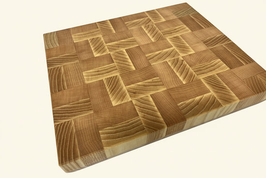 Cast and Wood Handmade ash and beech End Grain Chopping Board