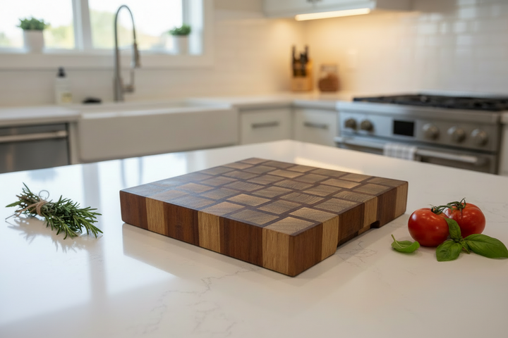 Bramhall End Grain Chopping Board - M/L