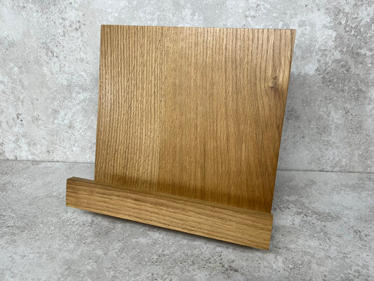 Solid Oak Cookbook Stand