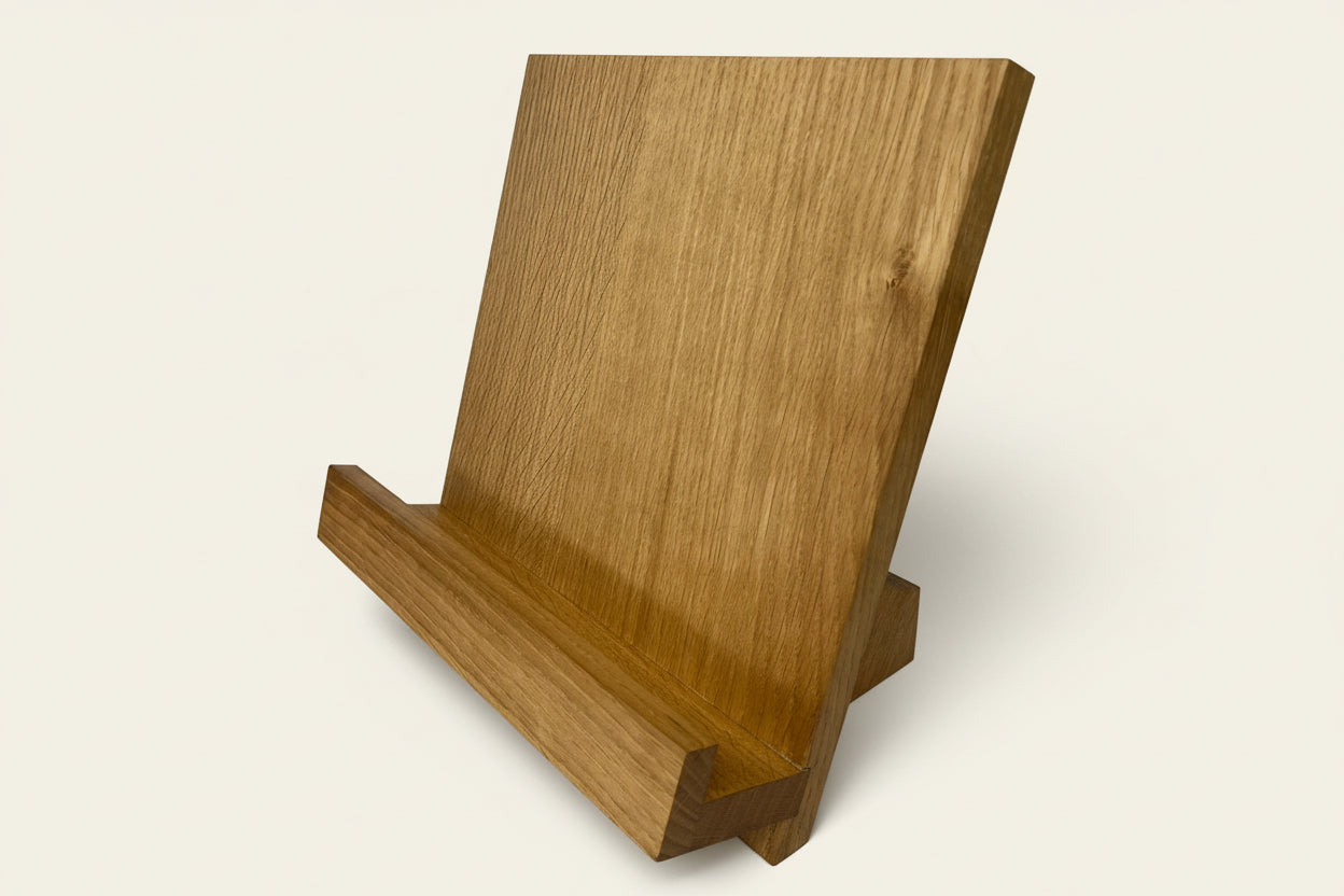 Oak Cookbook Stand