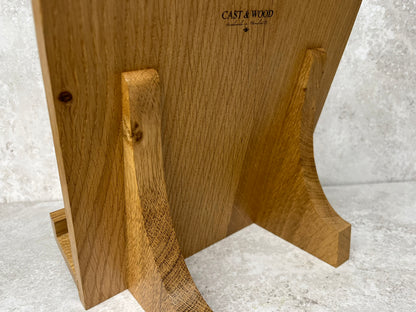 Solid Oak Cookbook Stand