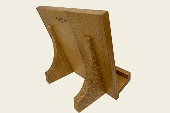 Oak Cookbook Stand