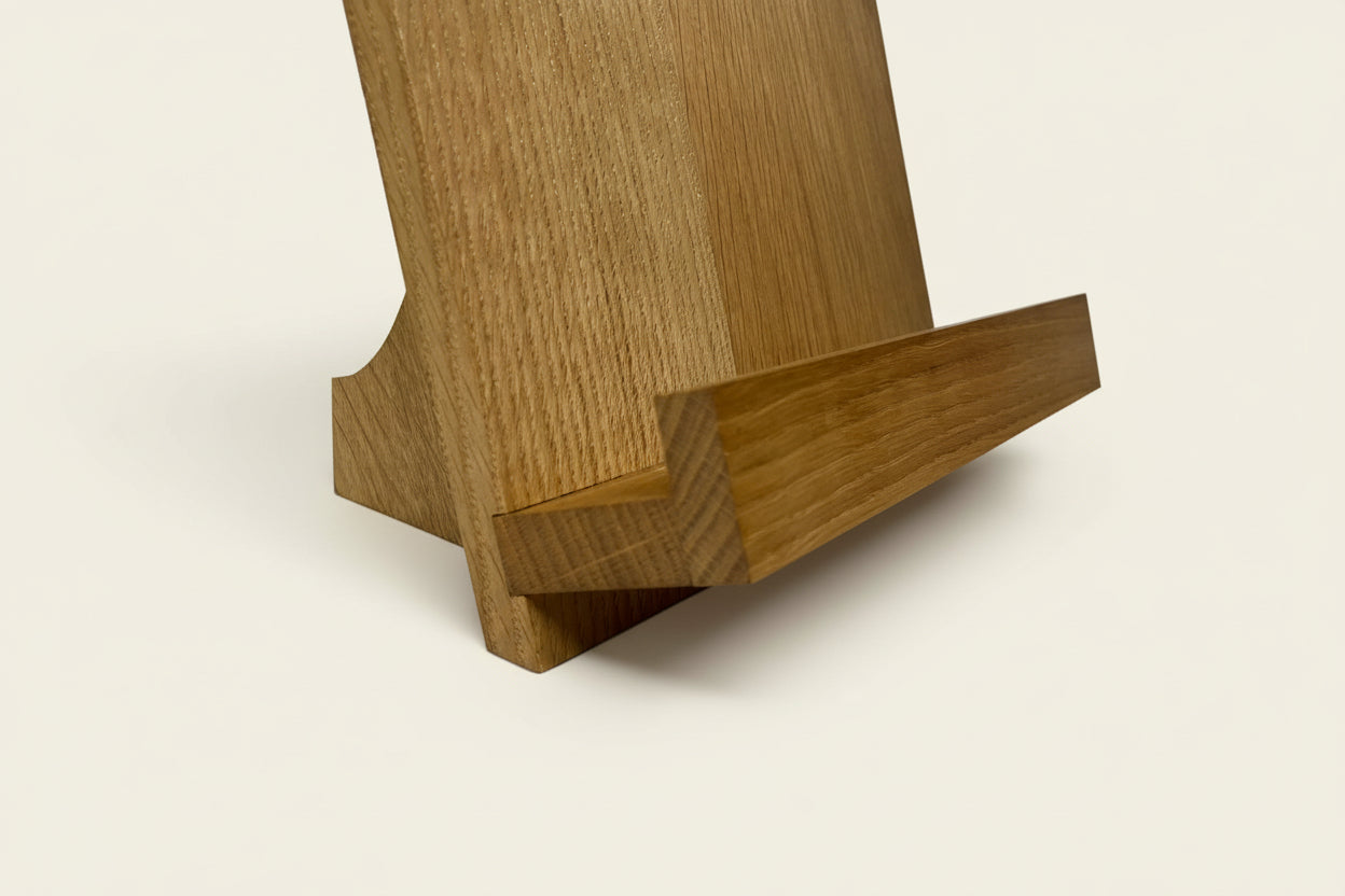 Oak Cookbook Stand