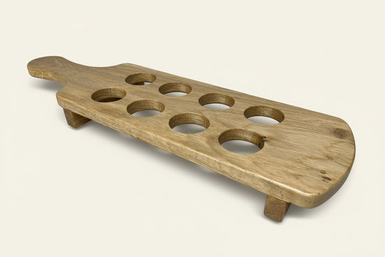 Oak Shot Glass Paddle