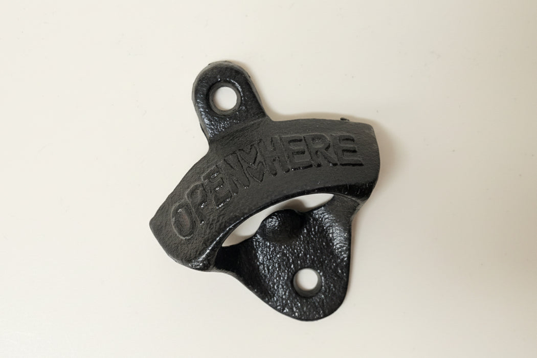 Open Here Bottle Opener