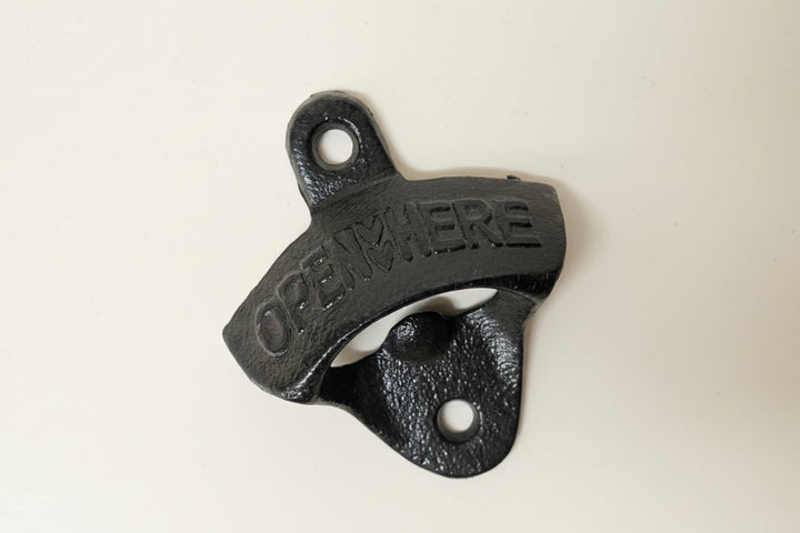Open Here Bottle Opener