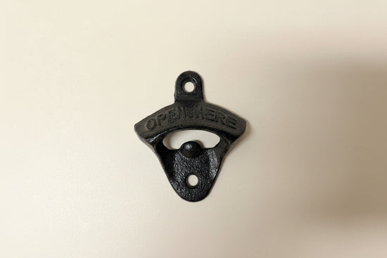 Open Here Bottle Opener