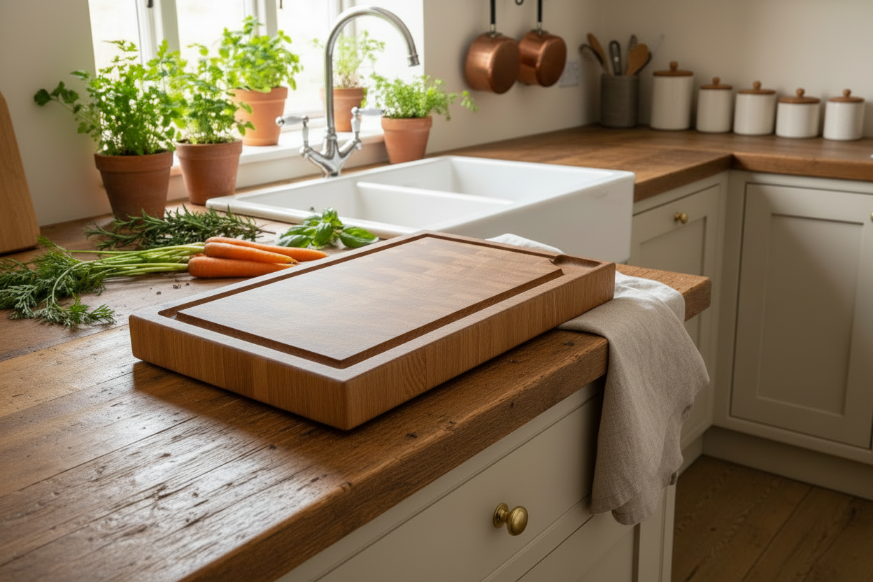 Heaton Large End Grain with Juice Groove & Dish
