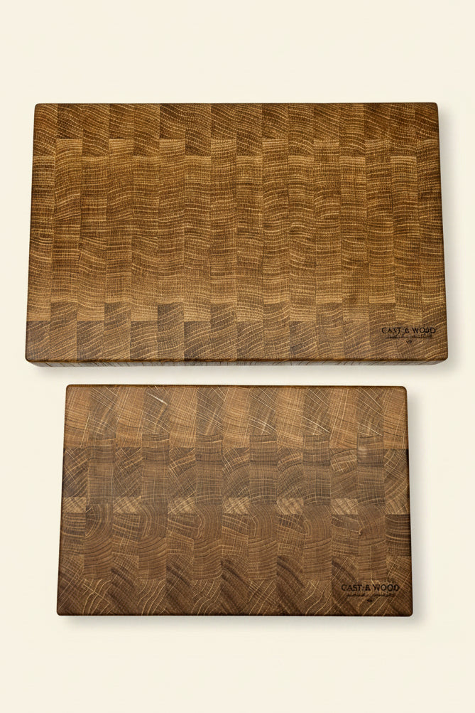 Heaton End Grain Chopping Board - Set of 2
