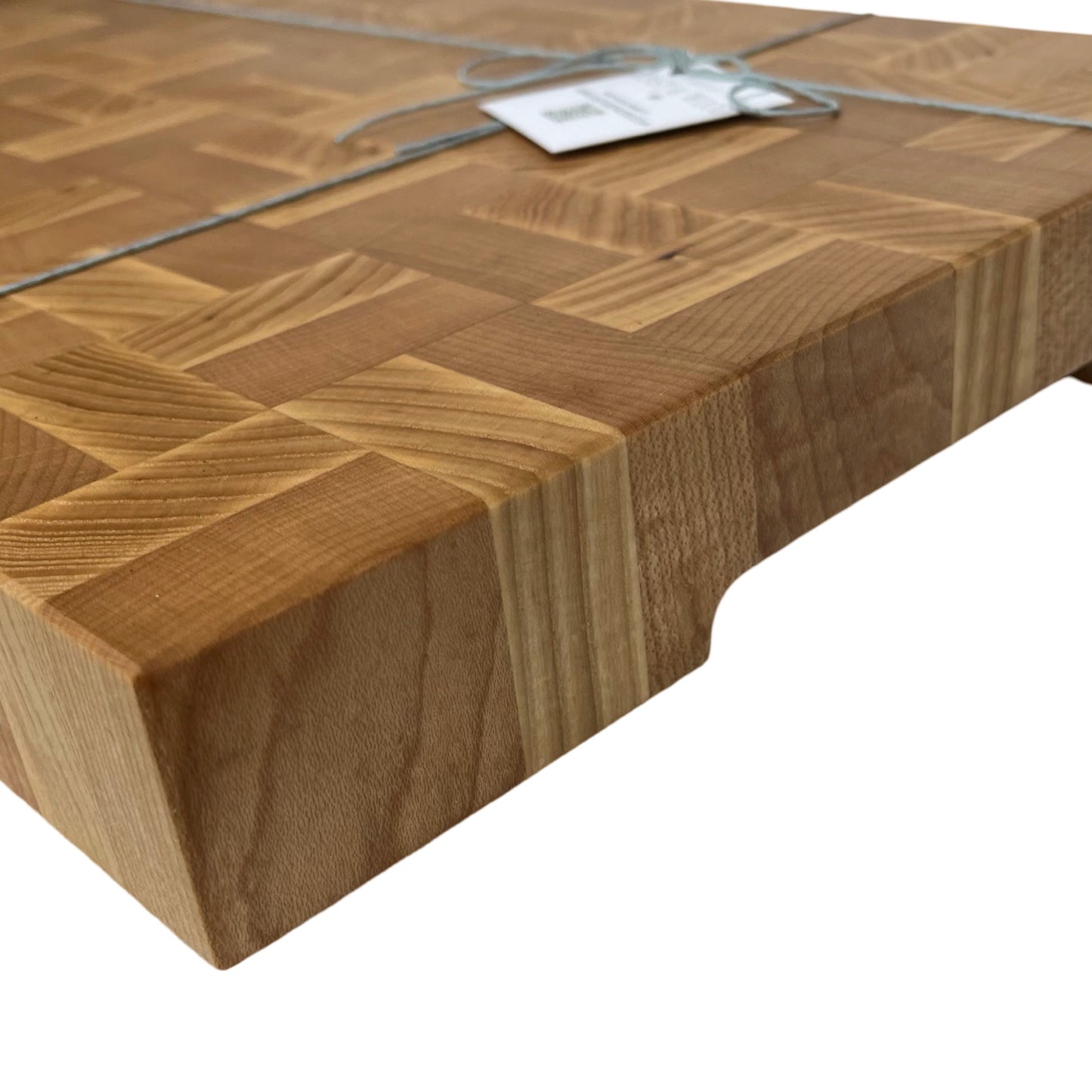 Large Premium End Grain Chopping Board - Ash / Beech