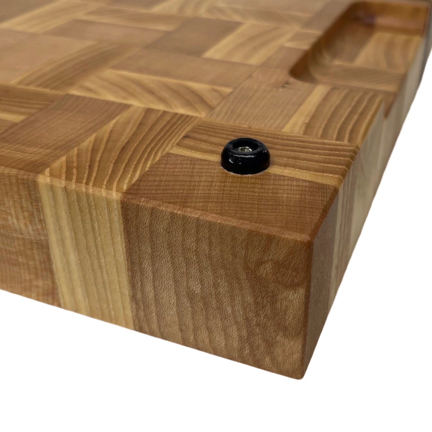 Large Premium End Grain Chopping Board - Ash / Beech