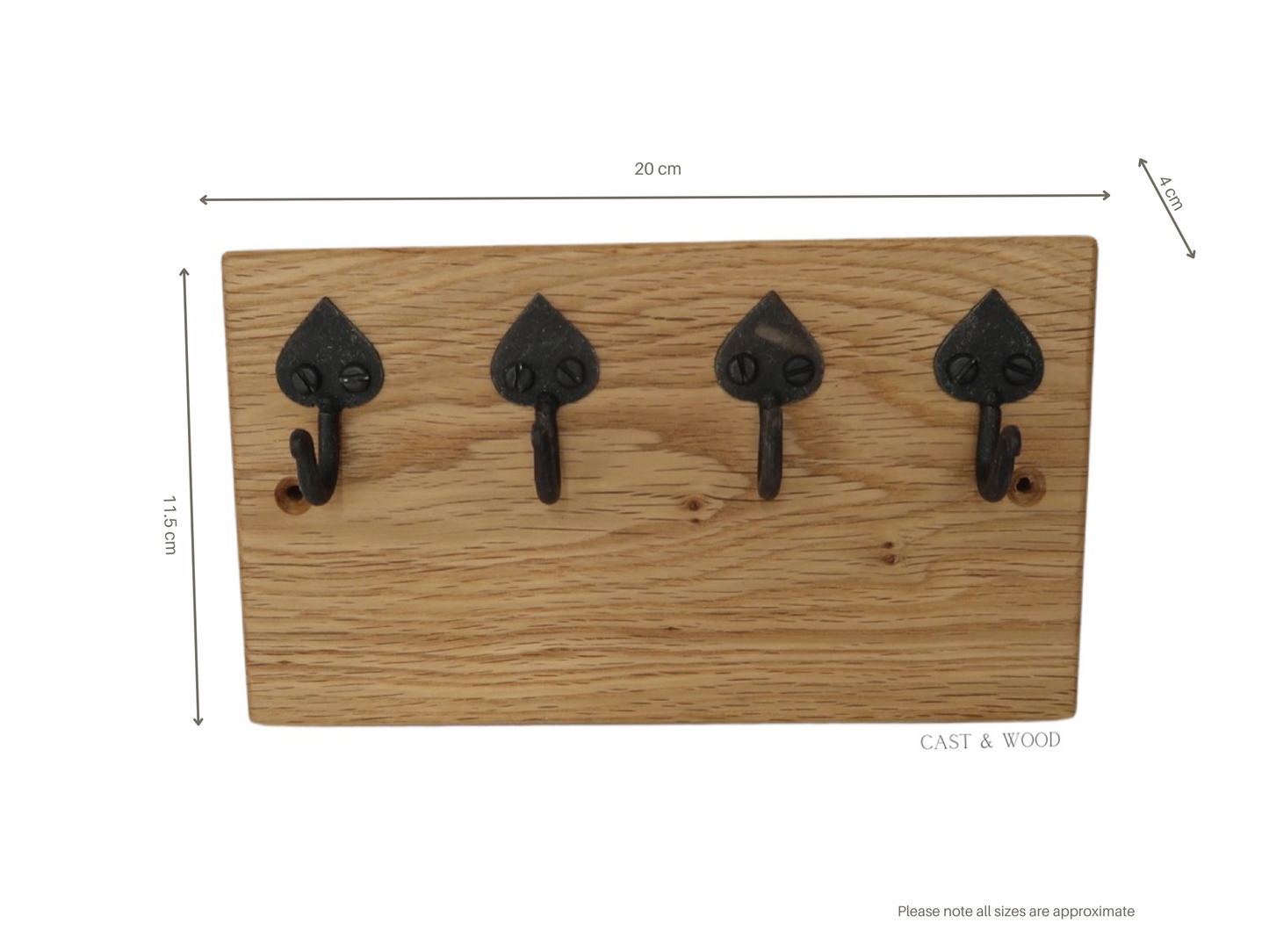 4 Hook Key Holder