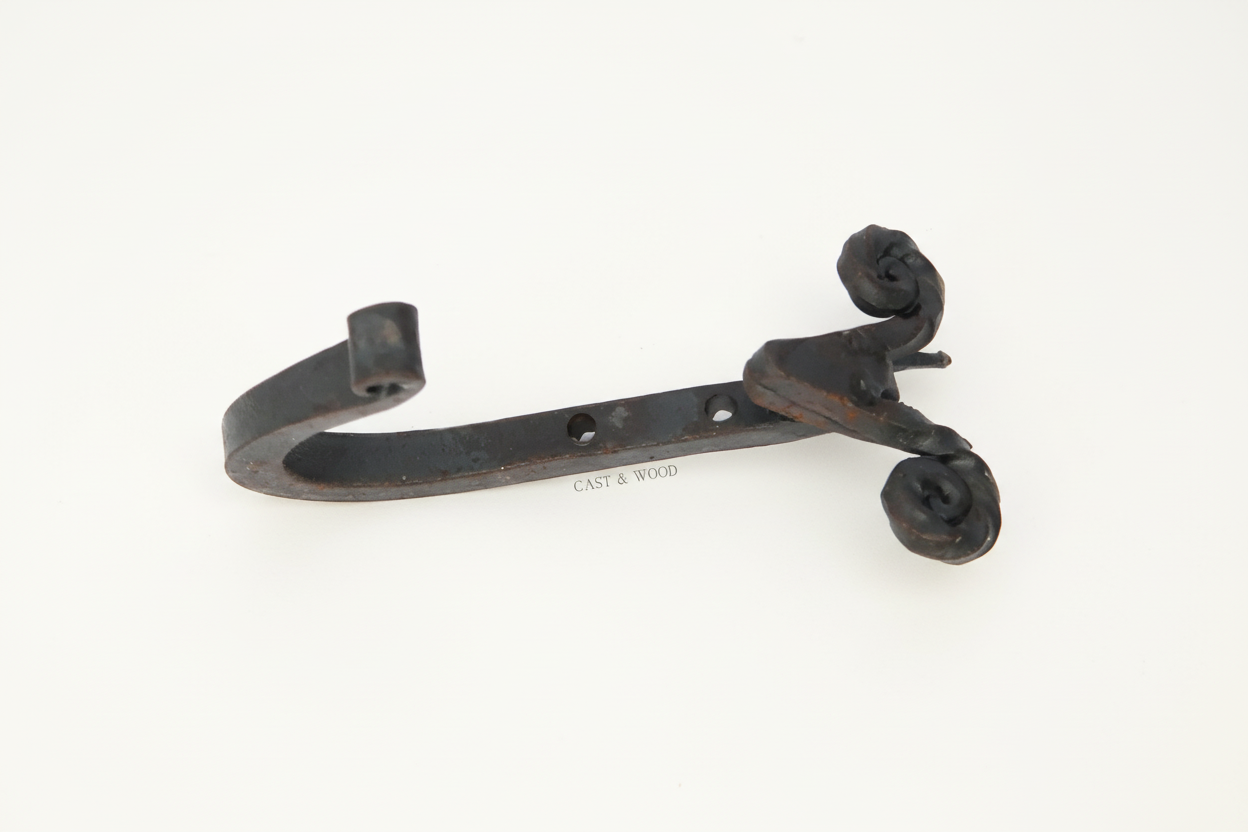 Sheep Head Scroll Coat Hook