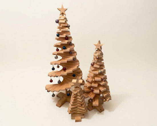 Large Wooden Christmas Tree - 100cm