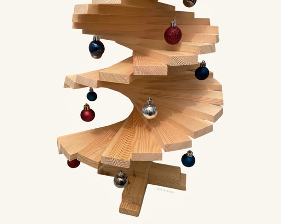 Large Wooden Christmas Tree - 100cm