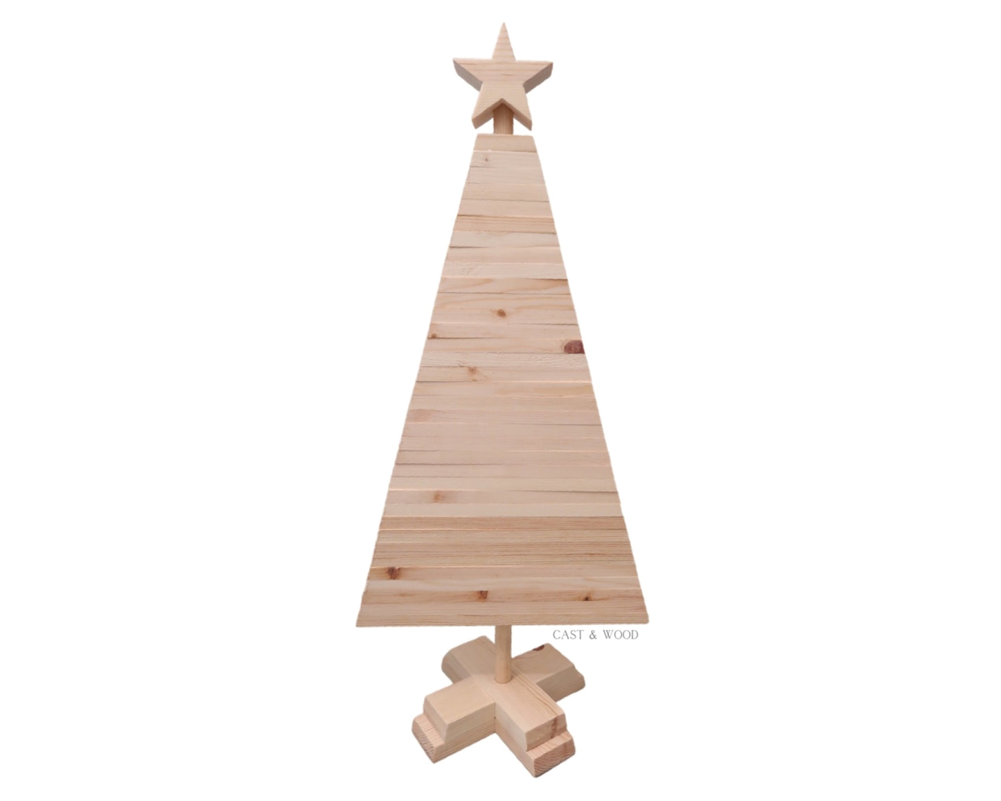Medium Wooden Christmas Tree - 70cm