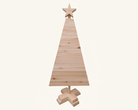 Medium Wooden Christmas Tree - 70cm