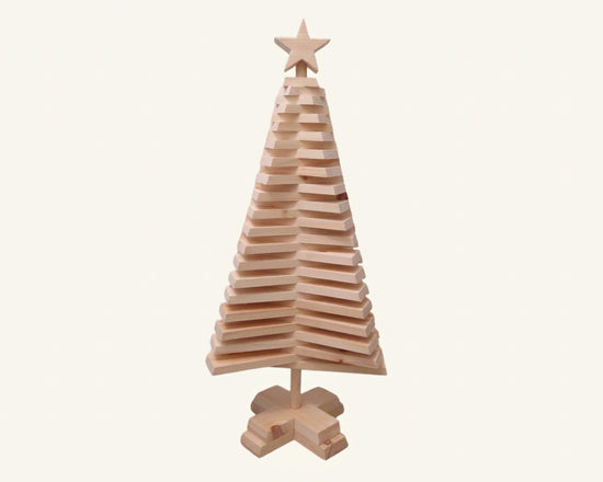 Medium Wooden Christmas Tree - 70cm