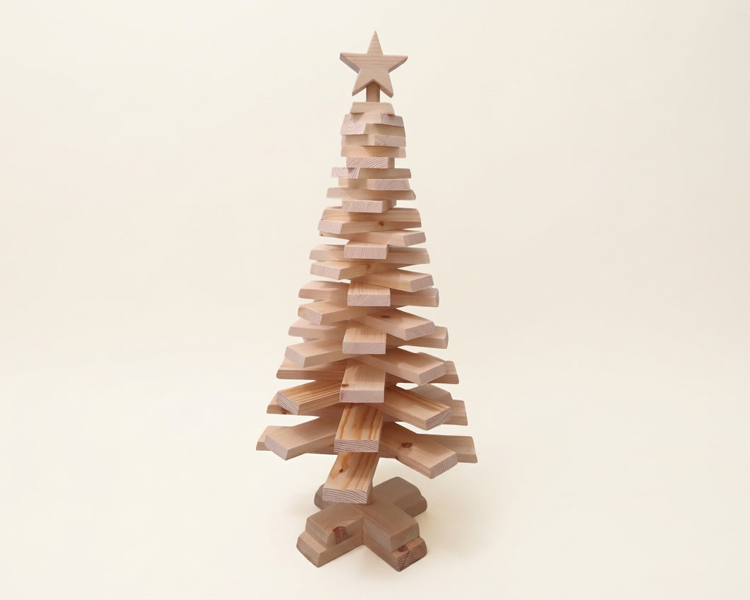 Medium Wooden Christmas Tree - 70cm