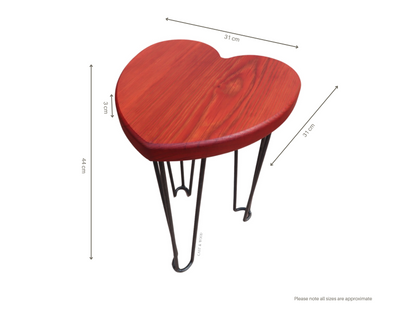 Heart Shaped Stool / Side Table