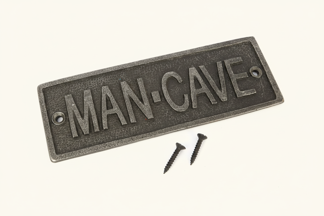 Man Cave Wall Plaque Sign