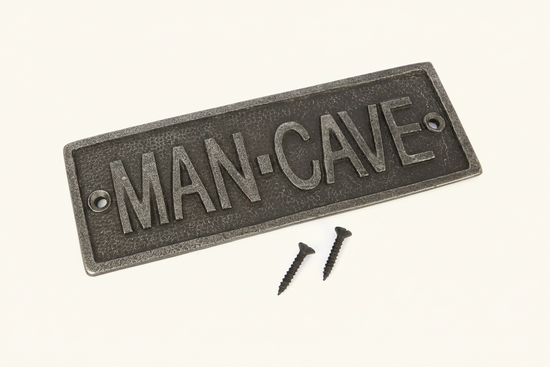 Man Cave Wall Plaque Sign