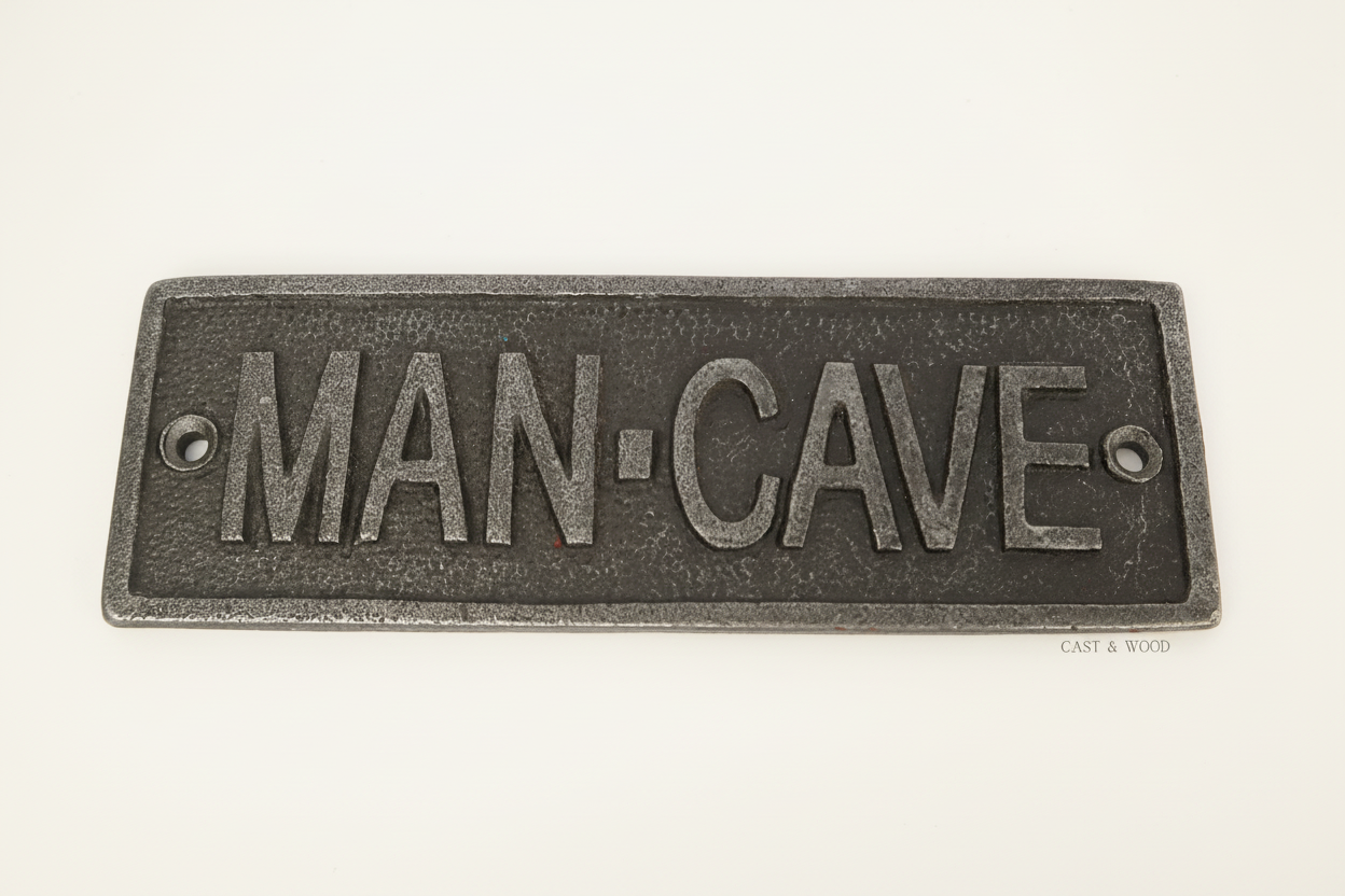 Man Cave Wall Plaque Sign