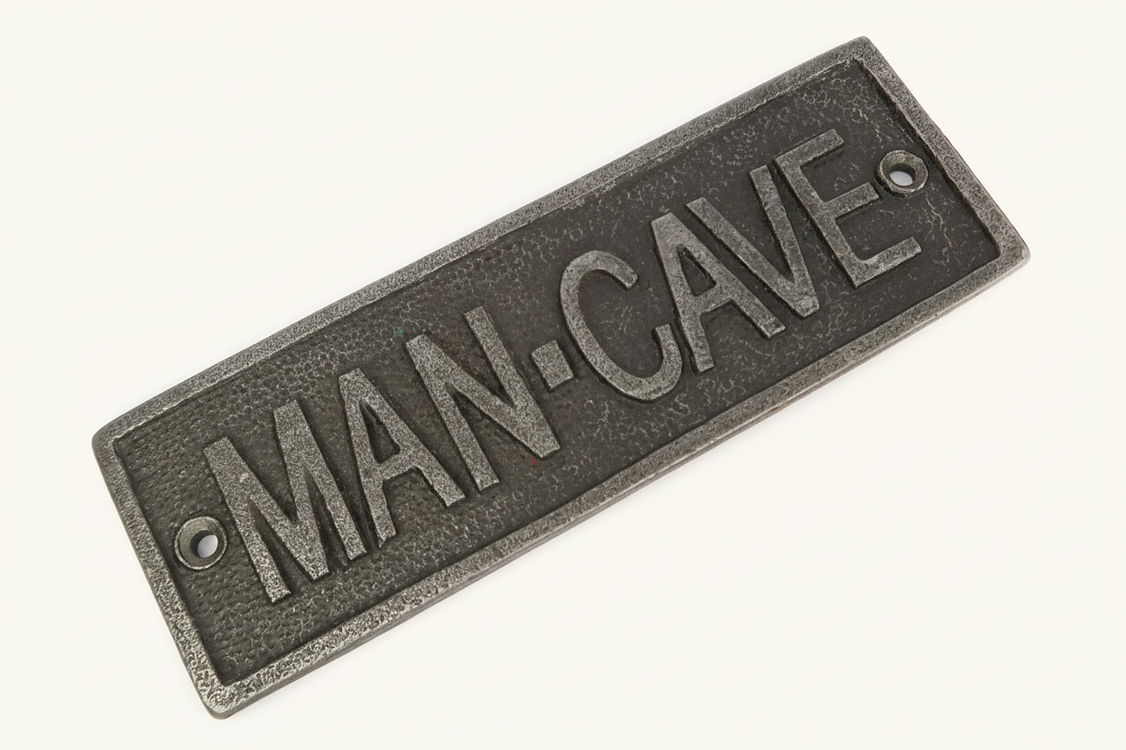Man Cave Wall Plaque Sign